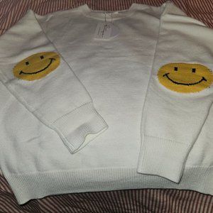 Happy Face Crewneck Sweater